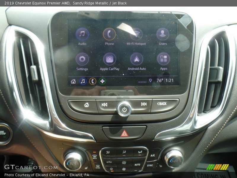Sandy Ridge Metallic / Jet Black 2019 Chevrolet Equinox Premier AWD
