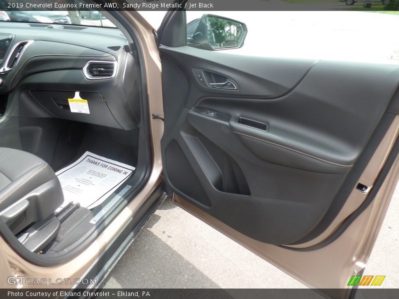 Sandy Ridge Metallic / Jet Black 2019 Chevrolet Equinox Premier AWD