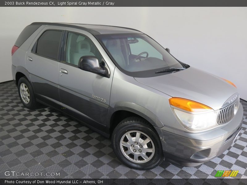 Light Spiral Gray Metallic / Gray 2003 Buick Rendezvous CX