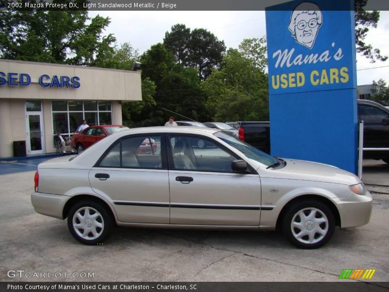 Light Sandalwood Metallic / Beige 2002 Mazda Protege DX