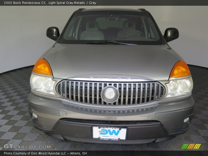 Light Spiral Gray Metallic / Gray 2003 Buick Rendezvous CX