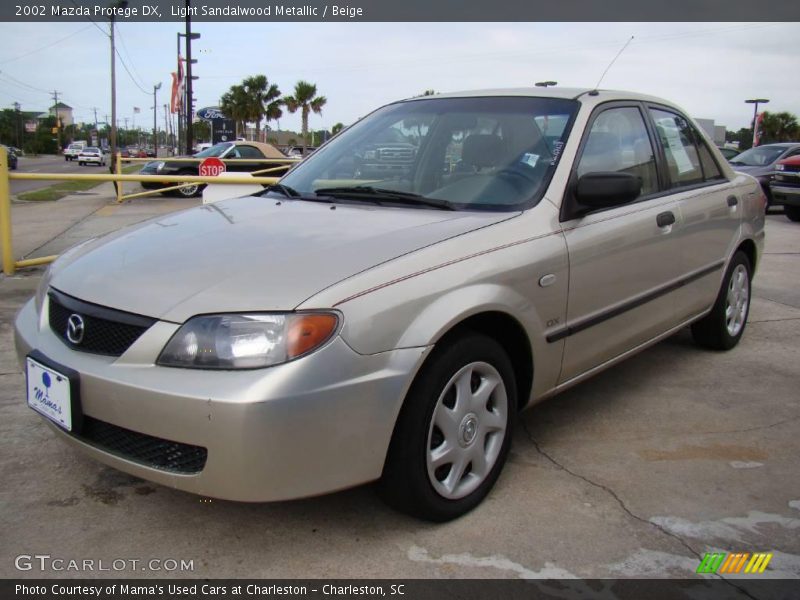 Light Sandalwood Metallic / Beige 2002 Mazda Protege DX