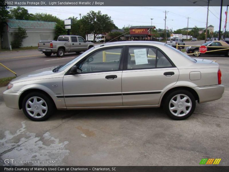 Light Sandalwood Metallic / Beige 2002 Mazda Protege DX