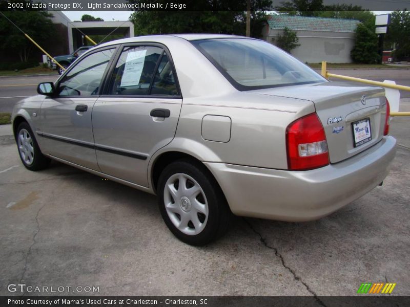 Light Sandalwood Metallic / Beige 2002 Mazda Protege DX