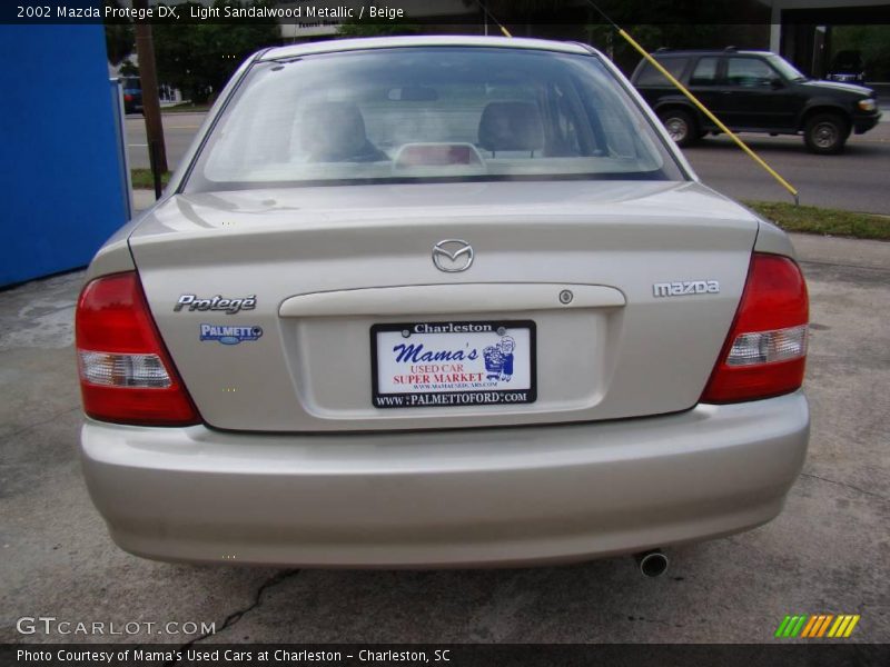 Light Sandalwood Metallic / Beige 2002 Mazda Protege DX