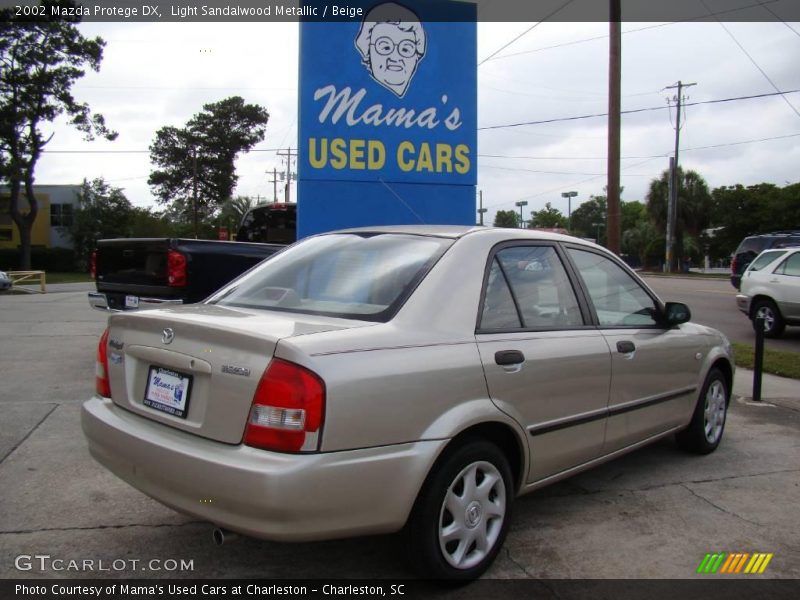 Light Sandalwood Metallic / Beige 2002 Mazda Protege DX