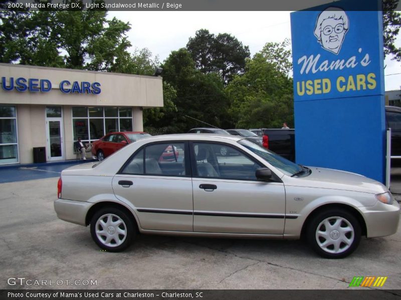 Light Sandalwood Metallic / Beige 2002 Mazda Protege DX