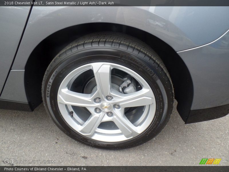 Satin Steel Metallic / Light Ash/­Dark Ash 2018 Chevrolet Volt LT