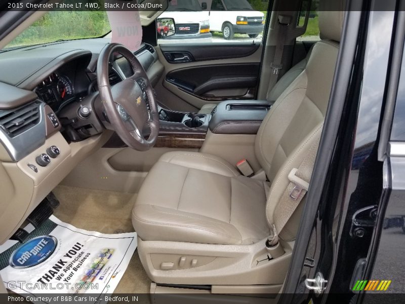 Black / Cocoa/Dune 2015 Chevrolet Tahoe LT 4WD