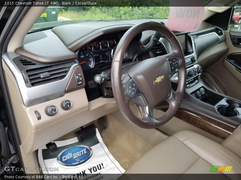 Black / Cocoa/Dune 2015 Chevrolet Tahoe LT 4WD