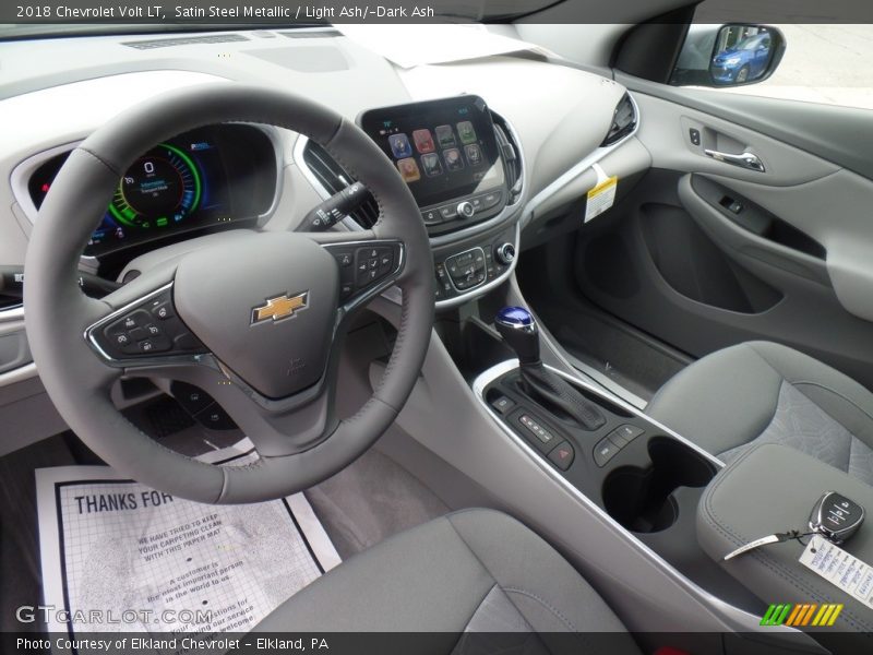 Satin Steel Metallic / Light Ash/­Dark Ash 2018 Chevrolet Volt LT