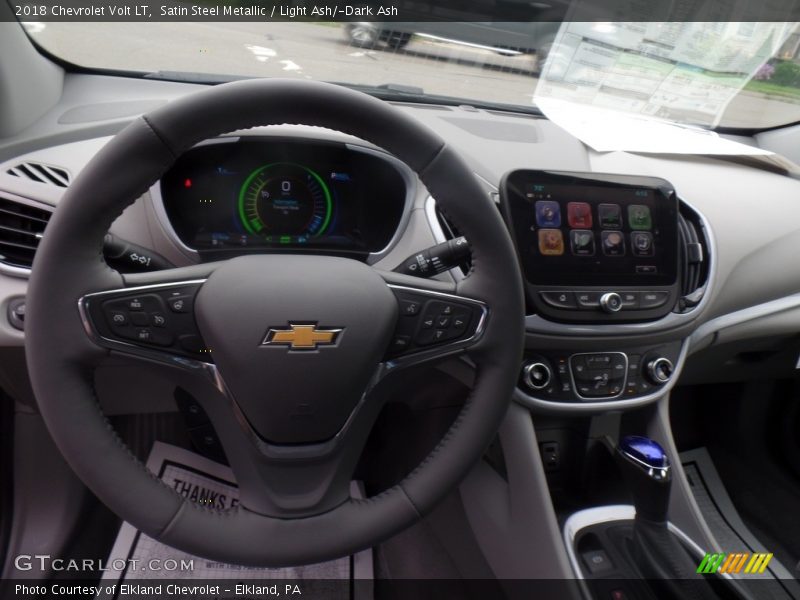 Satin Steel Metallic / Light Ash/­Dark Ash 2018 Chevrolet Volt LT