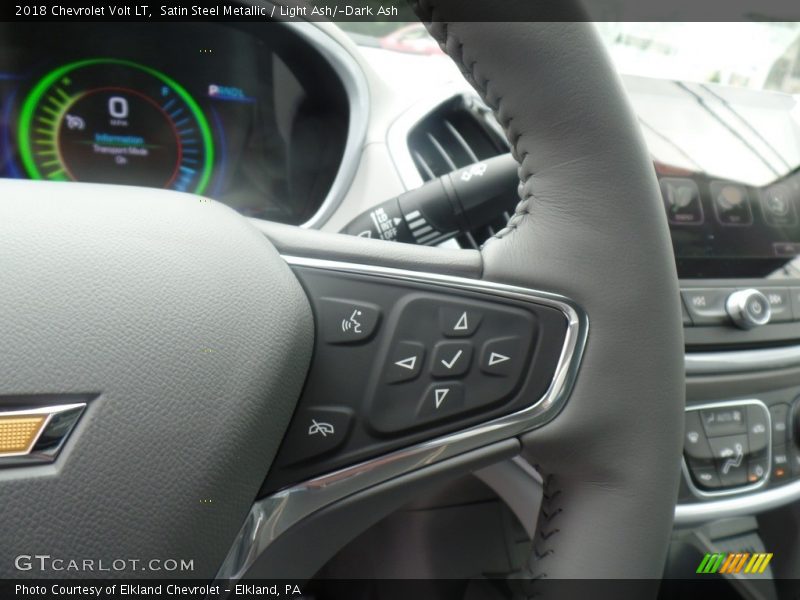 Satin Steel Metallic / Light Ash/­Dark Ash 2018 Chevrolet Volt LT