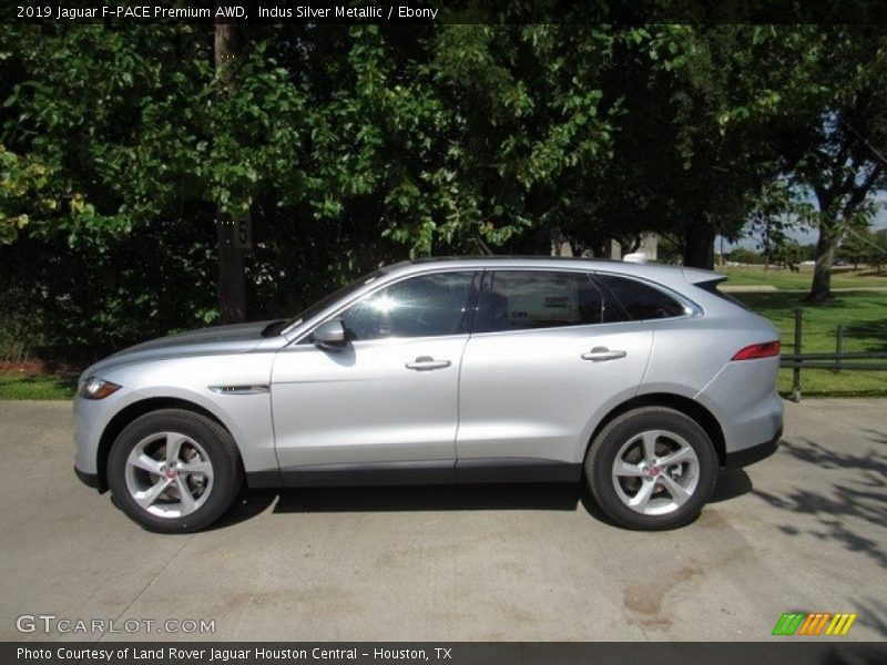 Indus Silver Metallic / Ebony 2019 Jaguar F-PACE Premium AWD