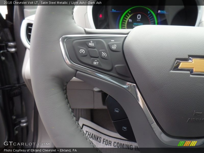 Satin Steel Metallic / Light Ash/­Dark Ash 2018 Chevrolet Volt LT