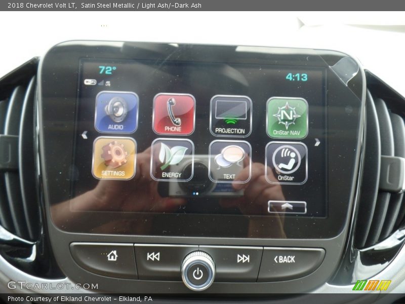 Satin Steel Metallic / Light Ash/­Dark Ash 2018 Chevrolet Volt LT