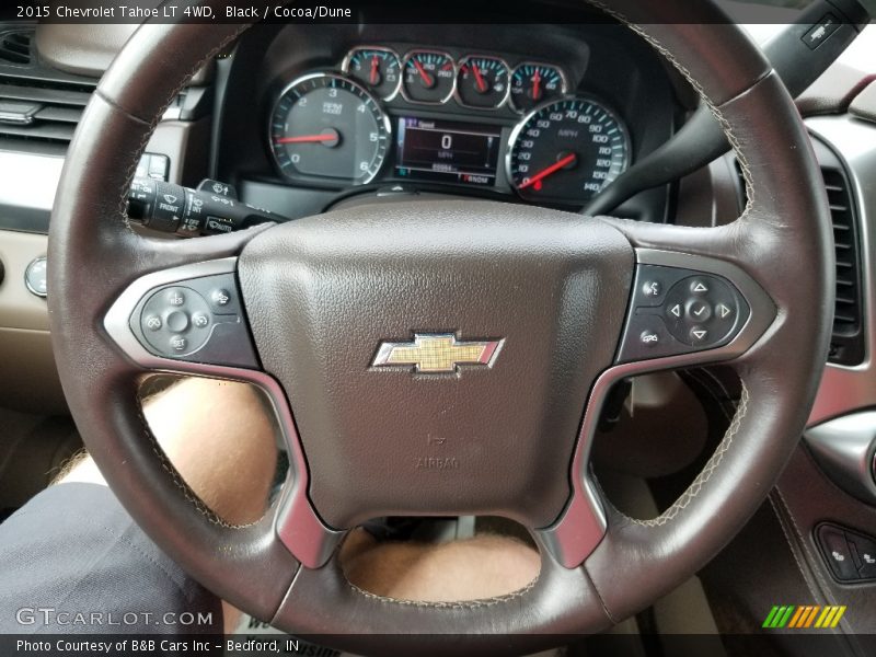 Black / Cocoa/Dune 2015 Chevrolet Tahoe LT 4WD