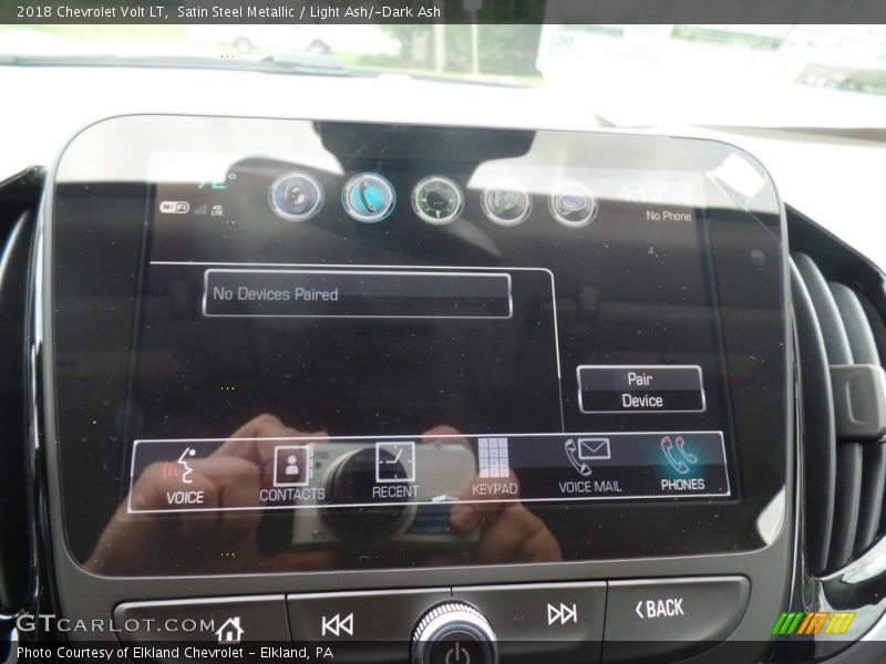 Satin Steel Metallic / Light Ash/­Dark Ash 2018 Chevrolet Volt LT