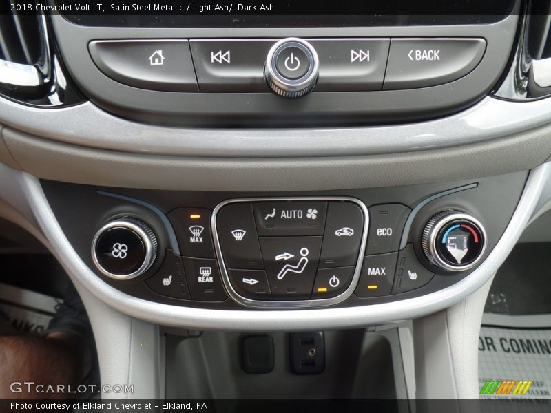 Satin Steel Metallic / Light Ash/­Dark Ash 2018 Chevrolet Volt LT