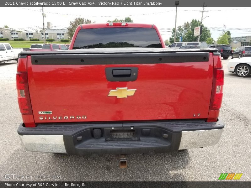 Victory Red / Light Titanium/Ebony 2011 Chevrolet Silverado 1500 LT Crew Cab 4x4