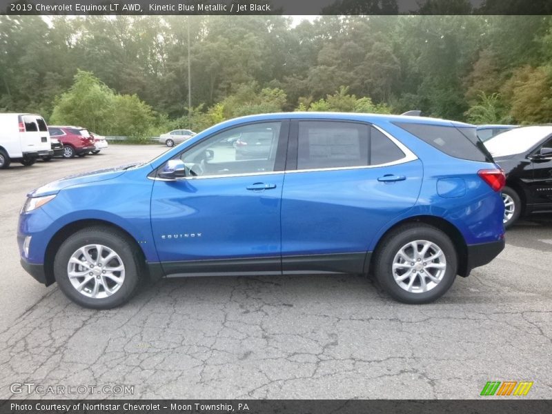 Kinetic Blue Metallic / Jet Black 2019 Chevrolet Equinox LT AWD
