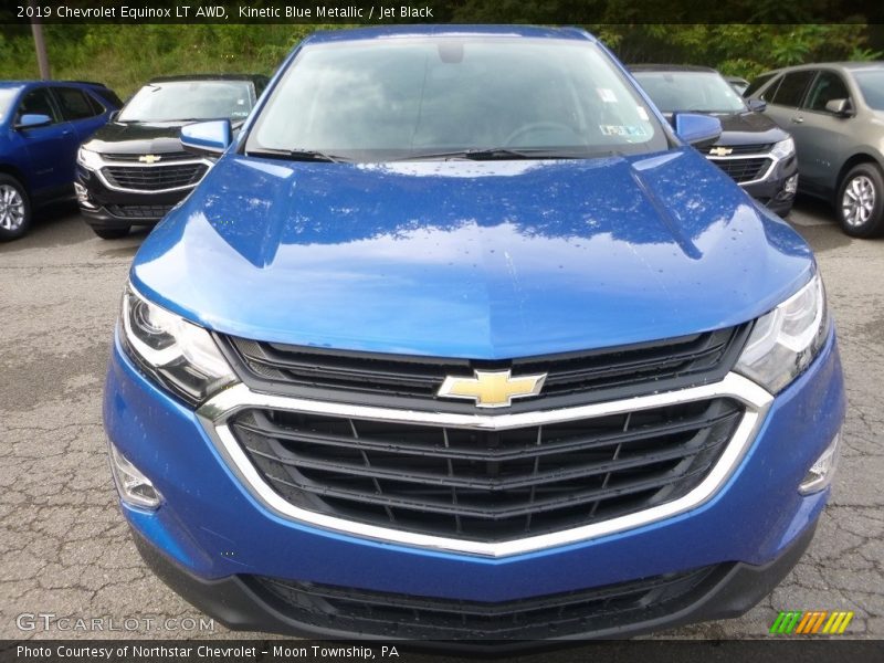 Kinetic Blue Metallic / Jet Black 2019 Chevrolet Equinox LT AWD
