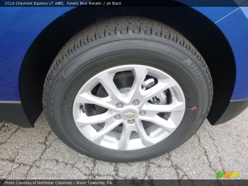 Kinetic Blue Metallic / Jet Black 2019 Chevrolet Equinox LT AWD