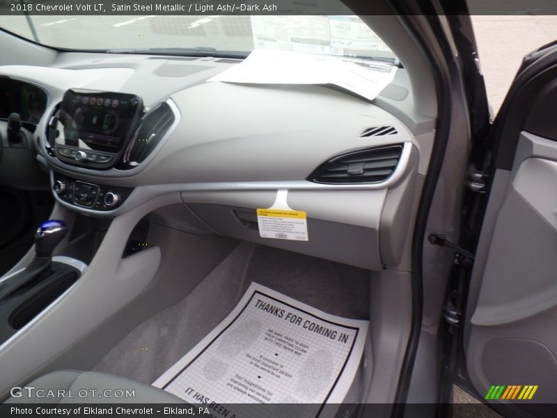 Satin Steel Metallic / Light Ash/­Dark Ash 2018 Chevrolet Volt LT