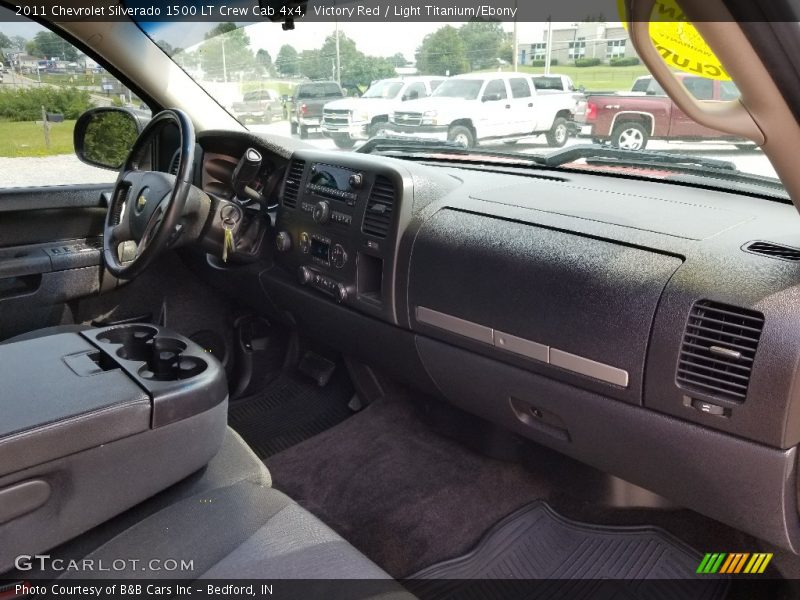 Victory Red / Light Titanium/Ebony 2011 Chevrolet Silverado 1500 LT Crew Cab 4x4