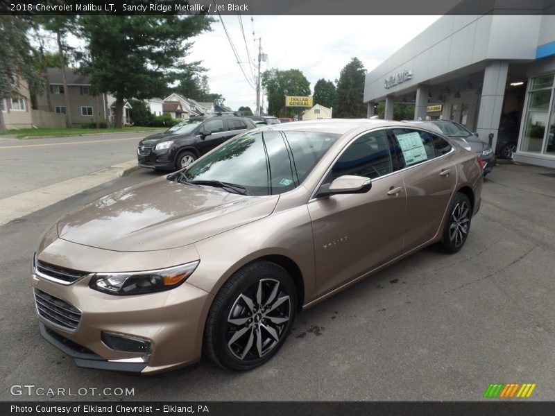 Sandy Ridge Metallic / Jet Black 2018 Chevrolet Malibu LT