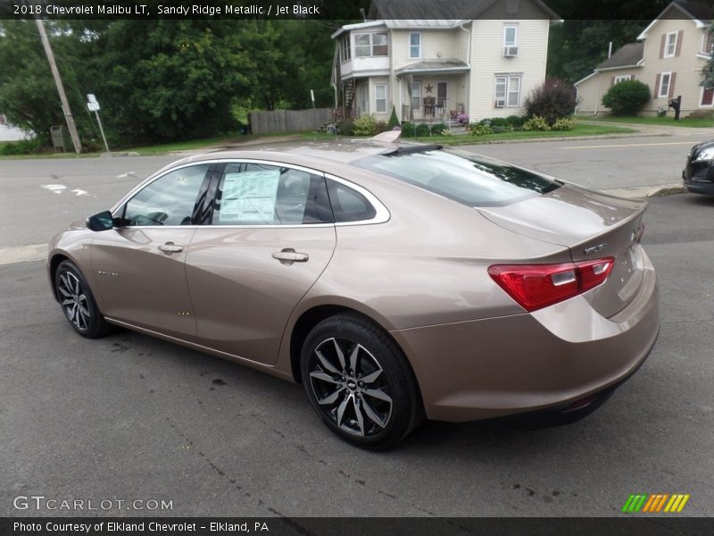 Sandy Ridge Metallic / Jet Black 2018 Chevrolet Malibu LT
