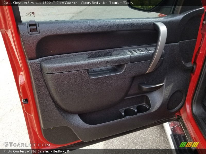 Victory Red / Light Titanium/Ebony 2011 Chevrolet Silverado 1500 LT Crew Cab 4x4