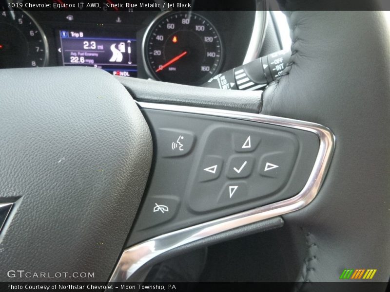 Kinetic Blue Metallic / Jet Black 2019 Chevrolet Equinox LT AWD