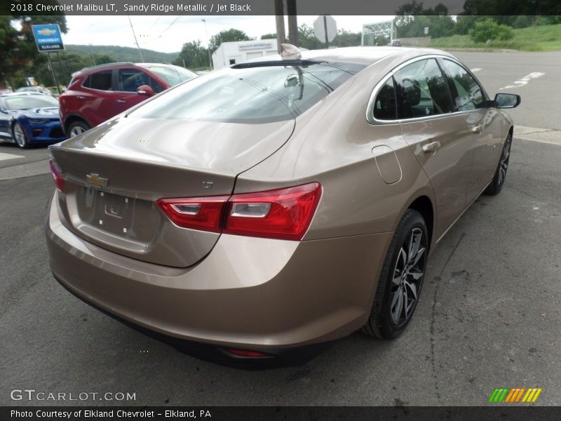 Sandy Ridge Metallic / Jet Black 2018 Chevrolet Malibu LT