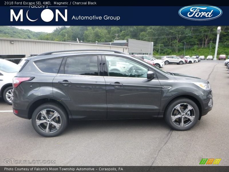 Magnetic / Charcoal Black 2018 Ford Escape SEL 4WD