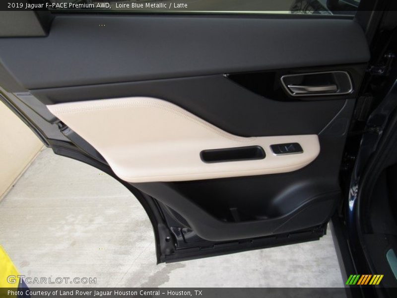 Loire Blue Metallic / Latte 2019 Jaguar F-PACE Premium AWD