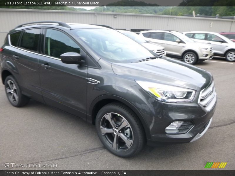 Magnetic / Charcoal Black 2018 Ford Escape SEL 4WD