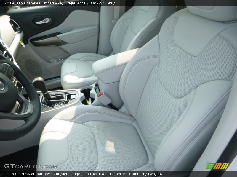 Bright White / Black/Ski Grey 2019 Jeep Cherokee Limited 4x4