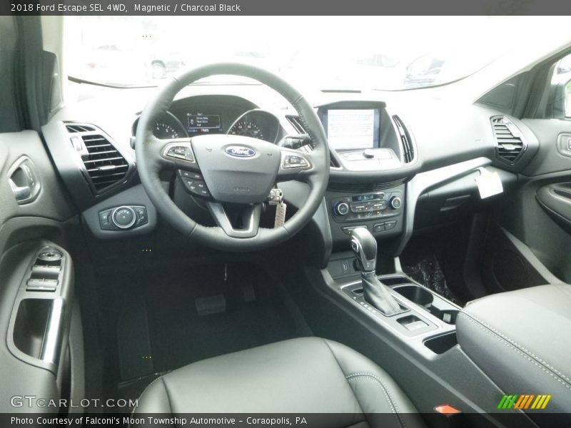 Magnetic / Charcoal Black 2018 Ford Escape SEL 4WD