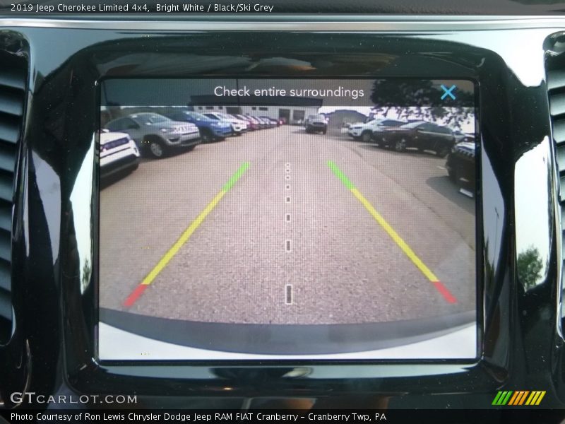 Bright White / Black/Ski Grey 2019 Jeep Cherokee Limited 4x4