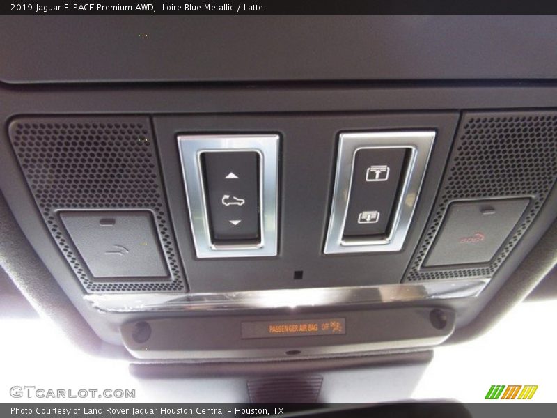 Loire Blue Metallic / Latte 2019 Jaguar F-PACE Premium AWD