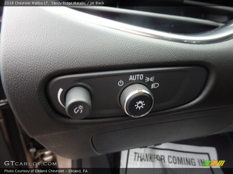 Sandy Ridge Metallic / Jet Black 2018 Chevrolet Malibu LT