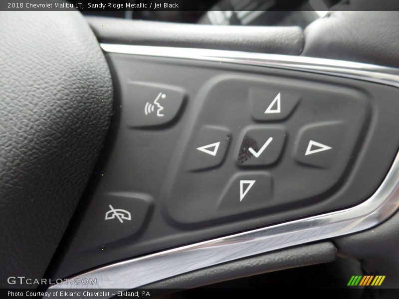 Sandy Ridge Metallic / Jet Black 2018 Chevrolet Malibu LT