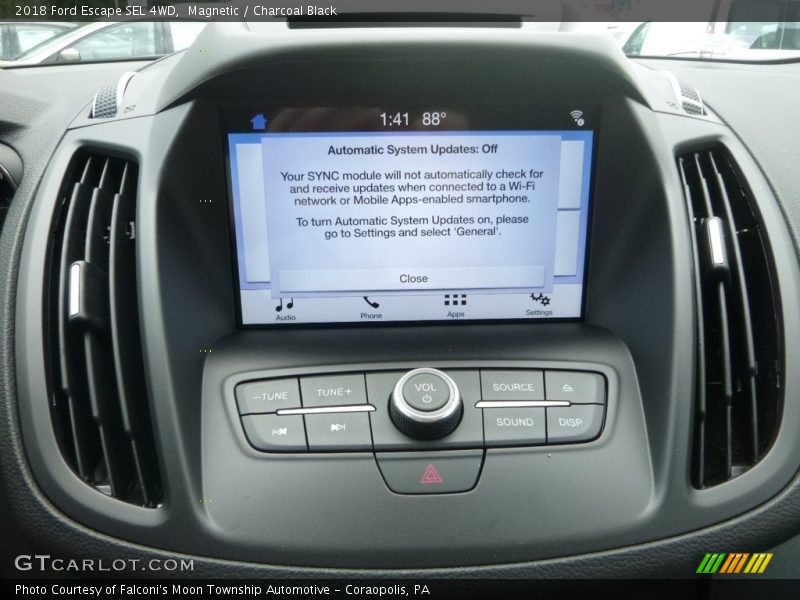 Magnetic / Charcoal Black 2018 Ford Escape SEL 4WD