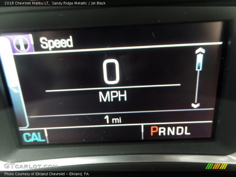 Sandy Ridge Metallic / Jet Black 2018 Chevrolet Malibu LT