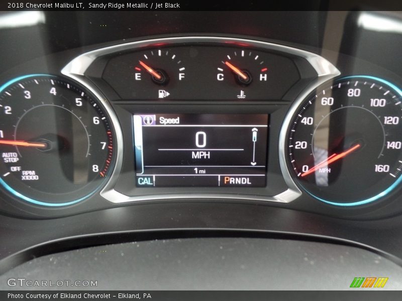 Sandy Ridge Metallic / Jet Black 2018 Chevrolet Malibu LT