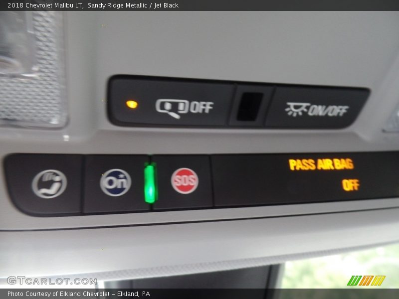 Sandy Ridge Metallic / Jet Black 2018 Chevrolet Malibu LT