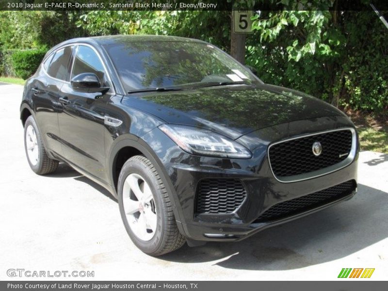 Santorini Black Metallic / Ebony/Ebony 2018 Jaguar E-PACE R-Dynamic S