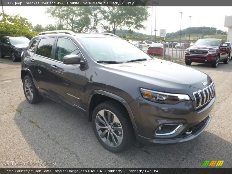 Granite Crystal Metallic / Black/Ski Grey 2019 Jeep Cherokee Overland 4x4