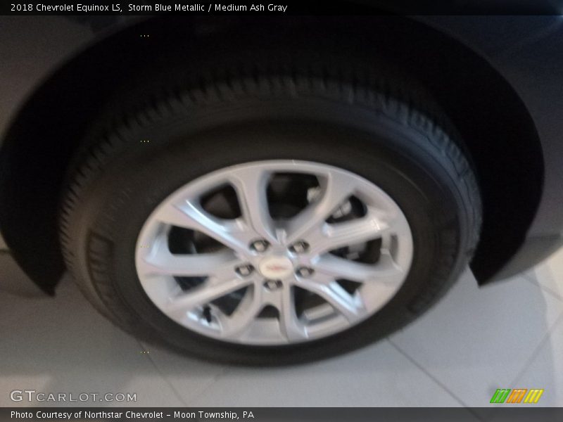 Storm Blue Metallic / Medium Ash Gray 2018 Chevrolet Equinox LS